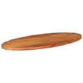 Miniatyrbilde 2 av 8: vidaXL Bordplate 140x50x2,5 cm oval heltre akasie