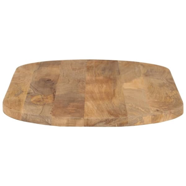 vidaXL Bordplate 110x40x2,5 cm oval heltre mango