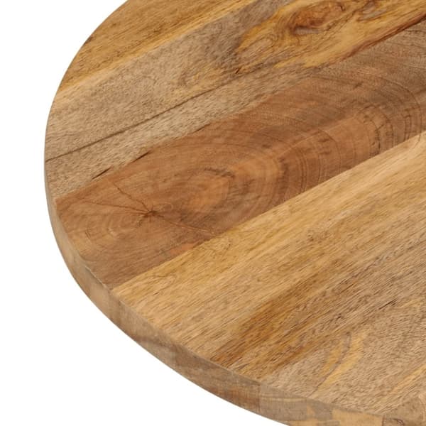 vidaXL Bordplate 110x40x2,5 cm oval heltre mango