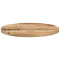 Miniatyrbilde 3 av 8: vidaXL Bordplate Ø 50x2,5 cm rund grovt heltre mango