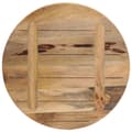 Miniatyrbilde 5 av 8: vidaXL Bordplate Ø 50x2,5 cm rund grovt heltre mango