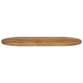 Miniatyrbilde 3 av 8: vidaXL Bordplate 90x40x2,5 cm oval heltre mango