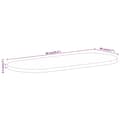 Miniatyrbilde 8 av 8: vidaXL Bordplate 90x40x2,5 cm oval heltre mango