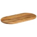 Pikkukuva 2 / 8: vidaXL Pöytälevy 80x40x3,8 cm ovaali täysi mangopuu