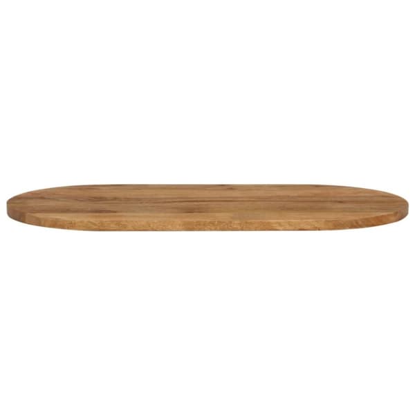 vidaXL Bordsskiva 80x40x3,8 cm oval massivt mangoträ
