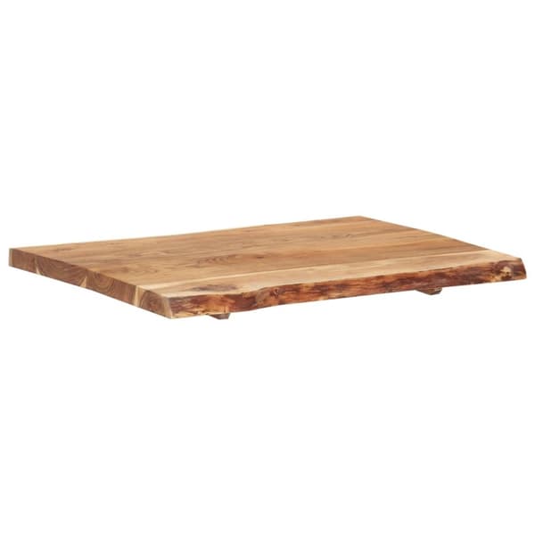 vidaXL Bordsskiva massivt akaciaträ 80x(50-60)x3,8 cm -  Bordsskivor