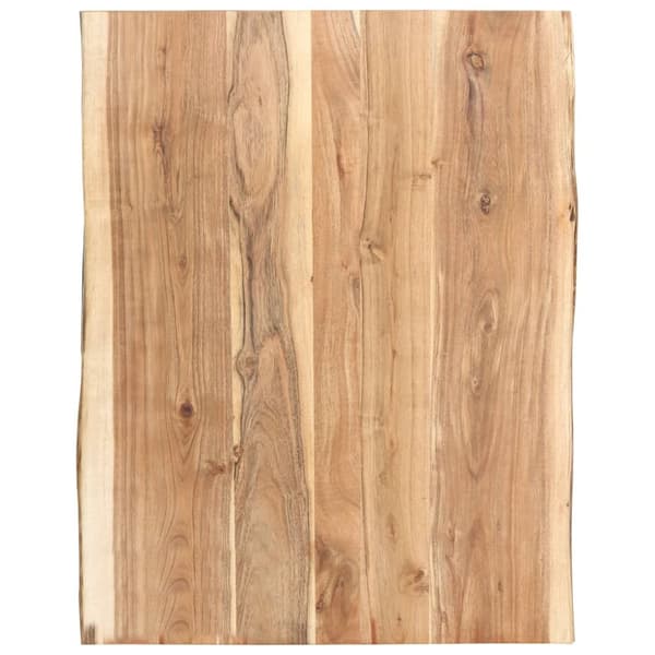 vidaXL Bordsskiva massivt akaciaträ 80x(50-60)x3,8 cm -  Bordsskivor