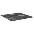 Pikkukuva 3 / 6: vidaXL Pöytälevy musta 70x70 cm 6 mm karkaistu lasi marmorikuvio -  Pöytälevyt