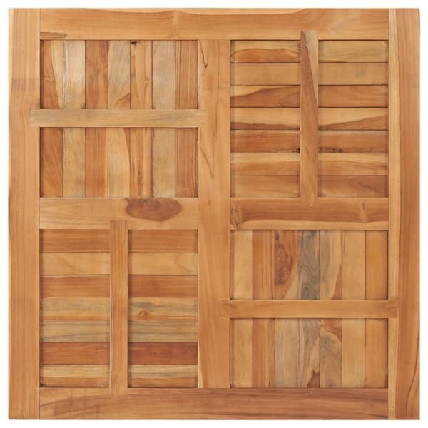 vidaXL Pöytälevy täysi tiikki neliö 90x90x2,5 cm -  Pöytälevyt