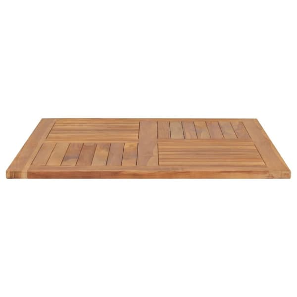 vidaXL Pöytälevy täysi tiikki neliö 90x90x2,5 cm -  Pöytälevyt