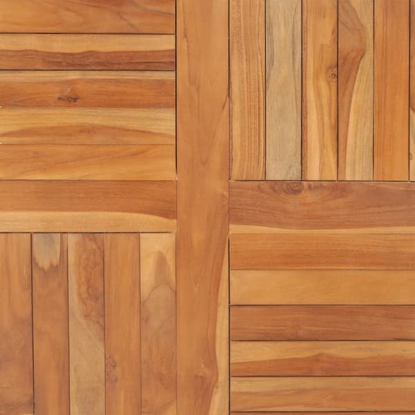 vidaXL Pöytälevy täysi tiikki neliö 90x90x2,5 cm -  Pöytälevyt