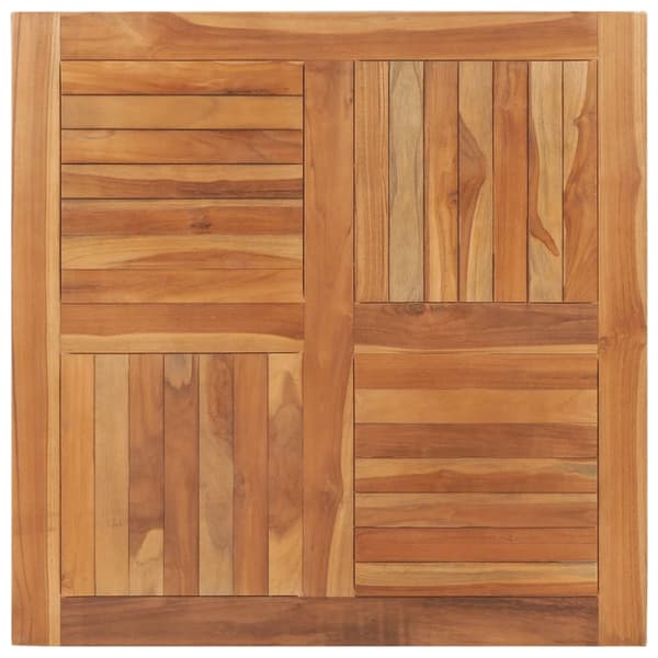 vidaXL Pöytälevy täysi tiikki neliö 90x90x2,5 cm -  Pöytälevyt