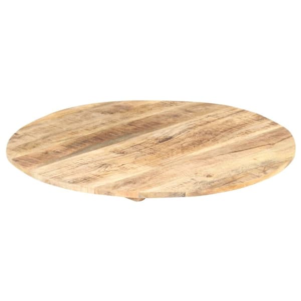 vidaXL Bordsskiva i massivt mangoträ rund 15-16 mm 60 cm -  Bordsskivor