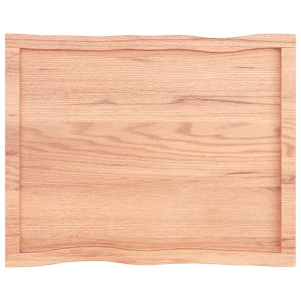 vidaXL Pöytälevy ruskea 80x60x(2-4)cm käsitelty täystammi elävä reuna -  Pöytälevyt