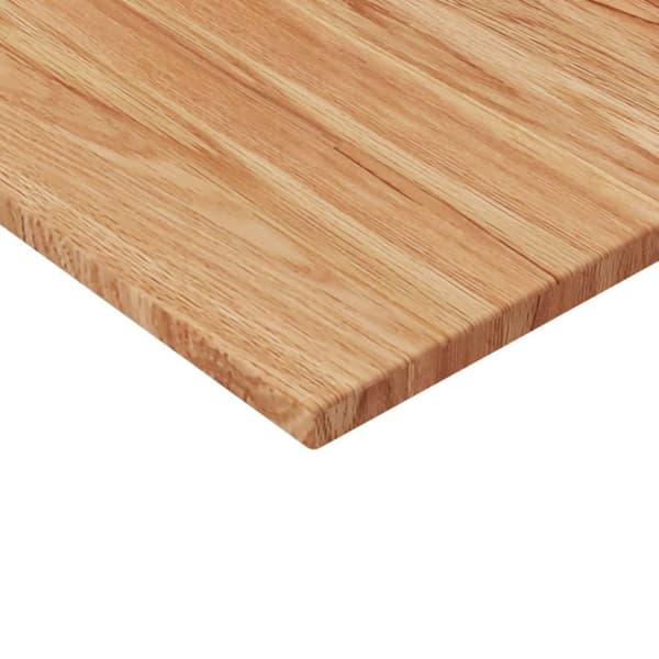 vidaXL Pöytälevy neliö vaaleanruskea 60x60x1,5 cm käsitelty täystammi - Pöytälevyt