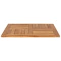 Miniatyrbillede 4 af 7: vidaXL bordplade 80x80x2,5 cm firkantet massivt teaktræ -  Bordplader