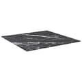 Pikkukuva 3 / 6: vidaXL Pöytälevy musta 60x60 cm 6 mm karkaistu lasi marmorikuvio -  Pöytälevyt