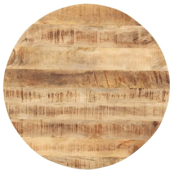 vidaXL Bordsskiva i massivt mangoträ rund 15-16 mm 50 cm -  Bordsskivor