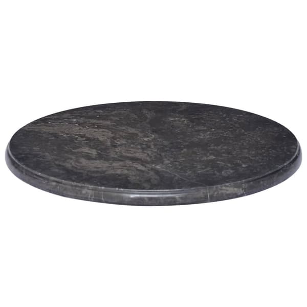 vidaXL Pöytälevy musta Ø50x2,5 cm marmori -  Pöytälevyt