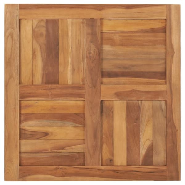 vidaXL Bordsskiva massiv teak 70x70x2,5 cm -  Bordsskivor