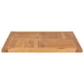 Miniatyrbild 4 av 7: vidaXL Bordsskiva massiv teak 70x70x2,5 cm -  Bordsskivor