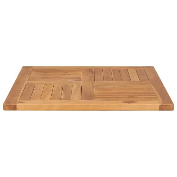 vidaXL Bordsskiva massiv teak 70x70x2,5 cm -  Bordsskivor