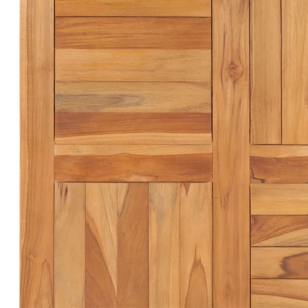 vidaXL Bordsskiva massiv teak 70x70x2,5 cm -  Bordsskivor