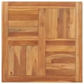 Miniatyrbild 1 av 7: vidaXL Bordsskiva massiv teak 70x70x2,5 cm -  Bordsskivor