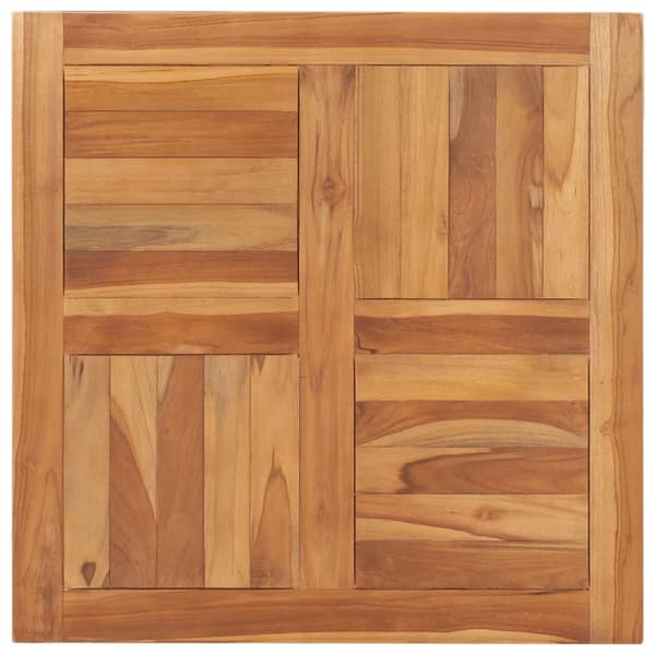 vidaXL Bordsskiva massiv teak 70x70x2,5 cm -  Bordsskivor