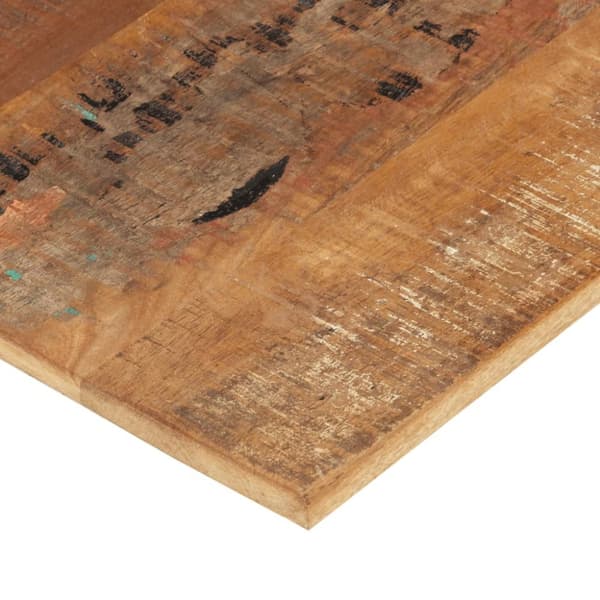 vidaXL bordplade 70x90 cm 15-16 mm rektangulær massivt genbrugstræ -  Bordplader