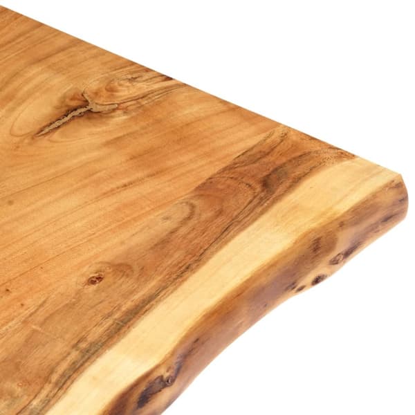 vidaXL Bordsskiva massivt akaciaträ 80x(50-60)x2,5 cm -  Bordsskivor
