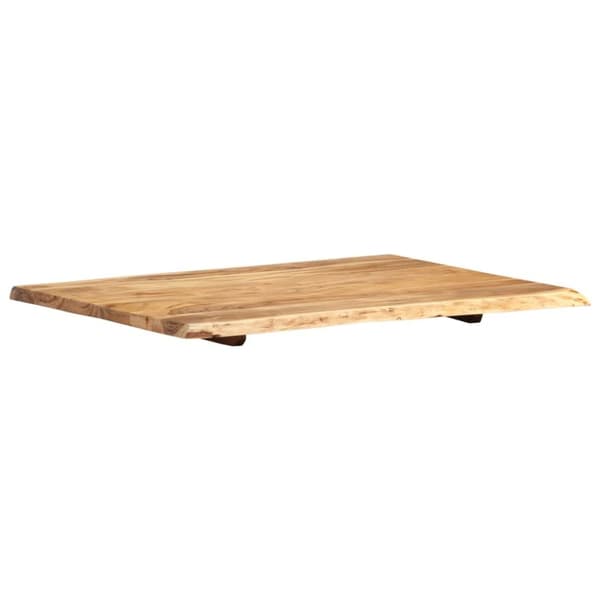 vidaXL Bordsskiva massivt akaciaträ 80x(50-60)x2,5 cm -  Bordsskivor
