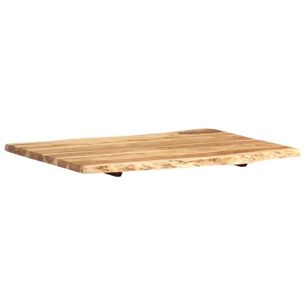 vidaXL Bordsskiva massivt akaciaträ 80x(50-60)x2,5 cm -  Bordsskivor