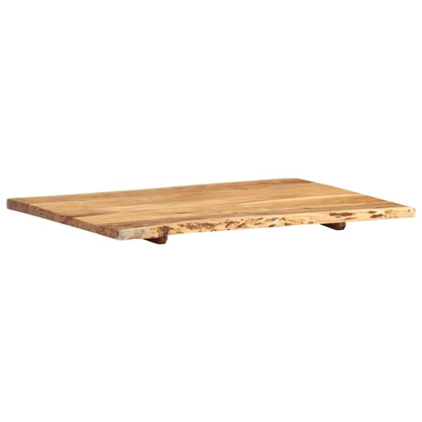 vidaXL Bordsskiva massivt akaciaträ 80x(50-60)x2,5 cm -  Bordsskivor