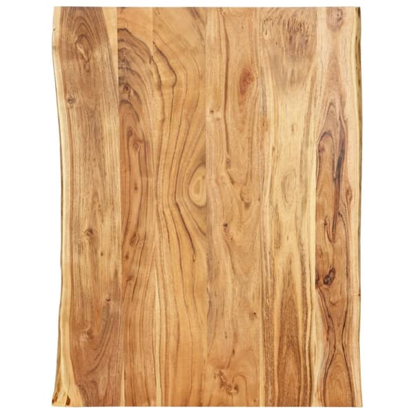 vidaXL Bordsskiva massivt akaciaträ 80x(50-60)x2,5 cm -  Bordsskivor