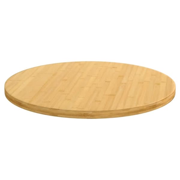 vidaXL Bordsskiva Ø60x2,5 cm bambu -  Bordsskivor