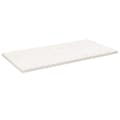 Miniatyrbillede 1 af 8: vidaXL bordplade 100x50x2,5 cm rektangulær massivt fyrretræ hvid -  Bordplader