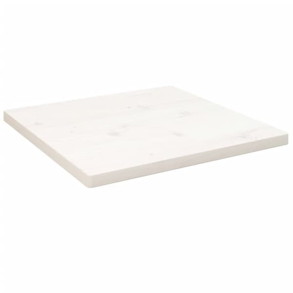 vidaXL Pöytälevy valkoinen 40x40x2,5 cm täysi mänty neliö -  Pöytälevyt