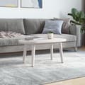 Pikkukuva 3 / 8: vidaXL Pöytälevy valkoinen 60x30x2,5 cm täysi mänty ovaali -  Pöytälevyt
