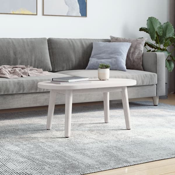 vidaXL Pöytälevy valkoinen 60x30x2,5 cm täysi mänty ovaali -  Pöytälevyt