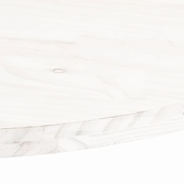 vidaXL Pöytälevy valkoinen 60x30x2,5 cm täysi mänty ovaali -  Pöytälevyt