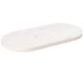 Pikkukuva 1 / 8: vidaXL Pöytälevy valkoinen 60x30x2,5 cm täysi mänty ovaali -  Pöytälevyt