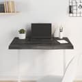 Miniatyrbillede 1 af 9: vidaXL bordplade 80x60x(2-4) cm behandlet massivt egetræ mørkebrun -  Bordplader