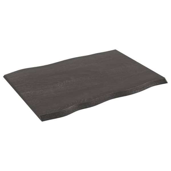 vidaXL Pöytälevy t.ruskea 80x60x2 cm käsitelty täystammi elävä reuna -  Pöytälevyt