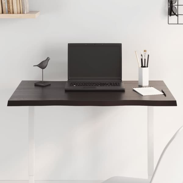 vidaXL Pöytälevy t.ruskea 80x60x2 cm käsitelty täystammi elävä reuna -  Pöytälevyt