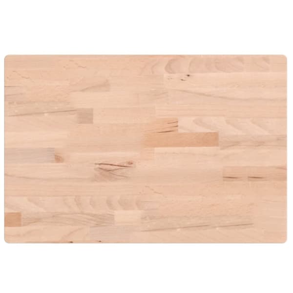 vidaXL Pöytälevy 60x40x2,5 cm suorakaide täysi pyökki - Pöytälevyt