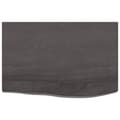 Pikkukuva 4 / 9: vidaXL Pöytälevy tummanruskea 60x40x(2-4) cm käsitelty täystammi -  Pöytälevyt