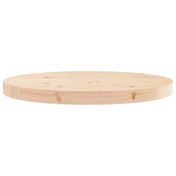 vidaXL Pöytälevy pyöreä Ø50x3 cm täysi mänty -  Pöytälevyt