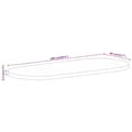 Miniatyrbilde 8 av 8: vidaXL Bordplate 100x40x2,5 cm oval heltre mango