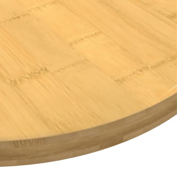 The Living Store Bordsskiva Ø80x2,5 cm bambu -  Bordsskivor